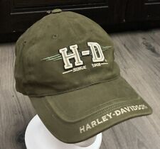Harley Davidson Montreal Quebec Canada Embroidered hat adjustable strap Green picture