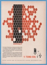 1961 Tung Sol Newark NJ IMPACT Linear Accelerator LINAC Microwave Electron ad picture
