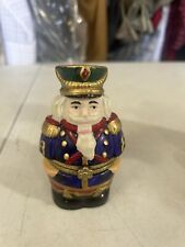 Mr Christmas Animated Porcelain Music Box Nutcracker 2005 Works picture