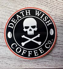 Death Wish Coffee Logo STICKER Decal 3¾