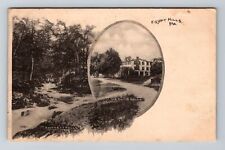 Egypt Mills PA-Pennsylvania The Club House Hammett Falls c1918 Vintage Postcard picture
