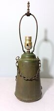 Old Arts and Crafts Rustic Primitive Copper Cabin Lamp picture