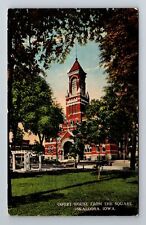 Oskaloosa IA-Iowa, Court House From The Square, Antique, Vintage Postcard picture