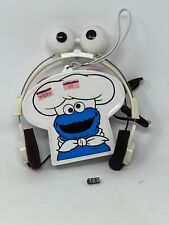 1986 RARE Cookie Monster AM Transistor Radio With Headphones Concept 2000 Works picture
