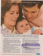 vintage magazine print ad FIRST RESPONSE Ovulation Predictor MGM 2026-06-02 picture