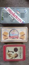 Vintage Lot Of 3 Collector's Tins picture