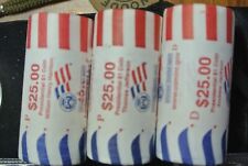 Jefferson JACKSON HARRISON Presidential $1 Dollar 25 Coin Rolls Unc mint rolled picture