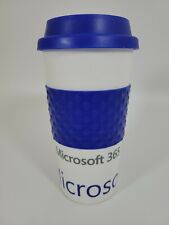 Microsoft Teams Travel Mug Plastic Windows 365 Media Partner Coffee Cup RARE picture
