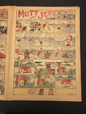 1935 8/18 Mutt Jeff Tailspin Timmy Henry Mickey Mouse Silly Symphony Comic Strip picture