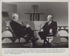 PBS 1960s Lee A. DuBridge Simon Ramo Spectrum Caltech N.E.T. Discussion Photo picture