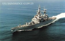 Postcard USS Bainbridge CGN-25 Guided Missile Cruiser picture