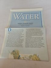 Vintage 1993 November,  Precious Resource Water, National Geographic Society Map picture