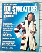Vintage Woman's Day Magazine 1975 #8  101 Sweaters You Can Knit & Crochet picture