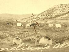 D2) RPPC Photo Postcard Native American Indian Wigwams Tents Arizona 1910s picture