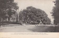 Postcard 20th Anniversary Sellersville PA Fire Co 1908 Marshal Matthews Parade picture