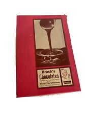 Vintage candy box BRACHS Finest Chocolates E J Brach and Sons Chicago PINK  picture