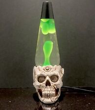 Custom 3D Sculpted Skull ☠️ Lava Lamp Limited Edition Collectible Bar Nightlight picture