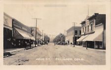 J29/ Palisade Colorado RPPC Postcard c1910 Main Street Stores Caf� Wagons  274 picture
