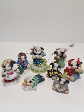 Lot of 8 - Mary's Moo Moos Vintage Collectible Cow Figurines  picture