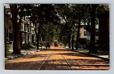 Providence RI-Rhode Island, Waterman Street, Antique Vintage c1913 Postcard picture
