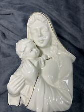 8” Mikasa Fine Porcelain FK001-950, EUC, Mary & Baby Jesus Christmas Gift picture