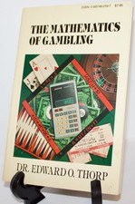 THE MATHEMATICS OF GAMBLING by DR. EDWARD THORP 1984 BOOK PAPERBACK picture