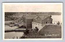 Croton MI-Michigan, RPPC, Scenic View Consumers Power, Vintage c1935 Postcard picture