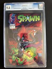 Spawn #1 CGC 9.6 Old Label White Pages Image Comics 1992 McFarlane 1st Print picture