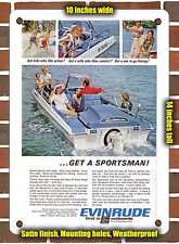 METAL SIGN - 1967 Get A Sportsman Evinrude picture