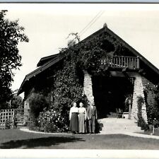 1921 Alhambra, California RPPC Gust Gilbert's House Real Photo Stoneman Ave A244 picture