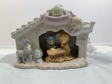 Enesco 3D Precious Moments Nativity Night Light Original Box 1995 picture