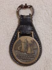 RARE THREE MILE ISLAND NUCLEAR POWER STATION PLANT REACTOR KEY FOB RING CHAIN picture