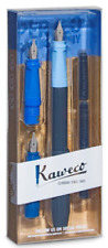 Kaweco Perkeo Calligraphy Set in Blue - 1.1mm, 1.5mm and 1.9mm Nibs - NEW in Box picture