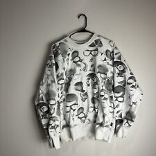 Famous Stars & Straps Vintage Pullover Skulls Sweatshirt Size Small picture