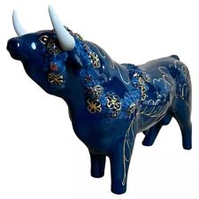 Lladro LIMITED EDITION  Large FLOWER BEDECKED BULL FIGURINE Rare HTF 583 Of 1000 picture
