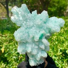 1.38LBBeautiful green strawberry quartz crystal cluster mineral specimen healing picture