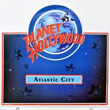 1995 Planet Hollywood Restaurant Menu Caesars Palace Atlantic City New Jersey picture