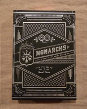 Unused Rare Theory11 Monarchs Playing Cards Now You See Me 2 Edition NYSM2 Black picture