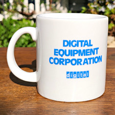 Vintage 1977 Digital Equipment Corporation DEC Bell System Promo Coffee Mug Corp picture