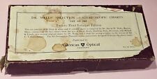 Vintage Dr Wells Selection Of Stereoscopic Charts 23rd Enlarged Edition 70 Cards picture