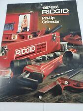 Vintage 1987-1988 Rigid Tools Pinup Calendar  picture