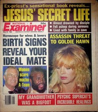 National Examiner May 22 1984 Jesus' Secret Life Horoscope Goldie Hawn picture