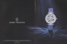 2019 Harry Winston Premier Lotus Automatic Watches - 2 Page Print Ad Photo picture