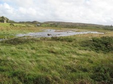 Photo 6x4 Flooded margin, Lough Anillaun Crockaunroe Extreme rainfall ove c2018 picture