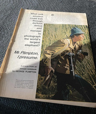 Full Article Mr Plimpton I Presume George Elephants Lucky Ten 1972 LIFE Magazine picture
