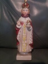 Vintage GOEBEL 7 “ Infant of Prague Statue Hand Painted Germany Full Bee 1935-50 picture