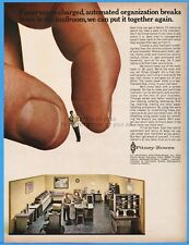 1968 Pitney Bowes Stamford CT 1960's mailroom photo vintage print ad picture