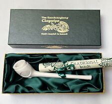 NIB Knockcroghery Irish Clay Pipe, Celtic Spiral Design, with Scroll picture