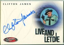 2002 James Bond 40TH Anniversary Clifton James Autograph Live and Let Die A8 picture