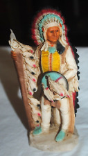 Castagna, Italy, vintage figurine, Native American, Chief Red Cloud picture